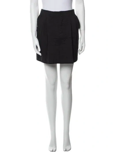Pre-owned Hache Mini Skirt In Black