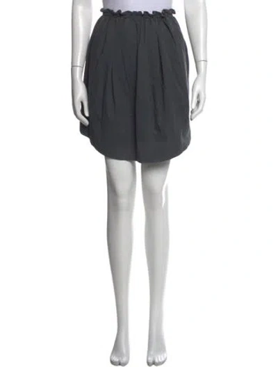 Pre-owned Hache Mini Skirt In Grey