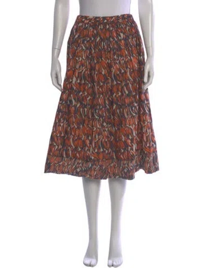 Pre-owned Hache Printed Knee-length Skirt In Multi
