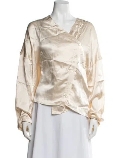 Pre-owned Hache Silk Pajamas In Neutral