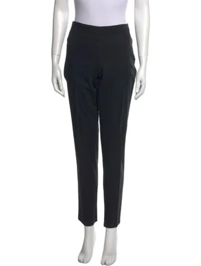 Pre-owned Hache Straight Leg Pants In Black