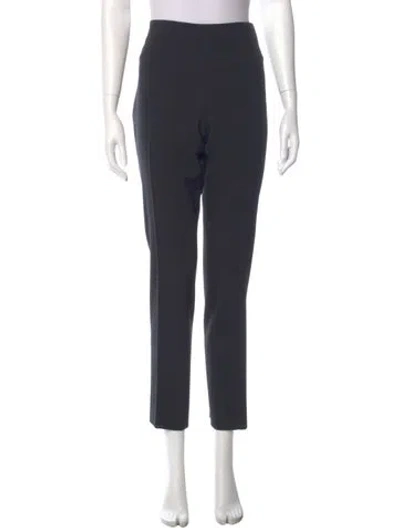 Pre-owned Hache Straight Leg Pants In Black