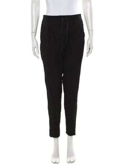 Pre-owned Hache Straight Leg Pants In Black