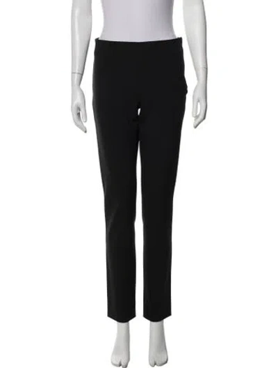 Pre-owned Hache Straight Leg Pants In Black