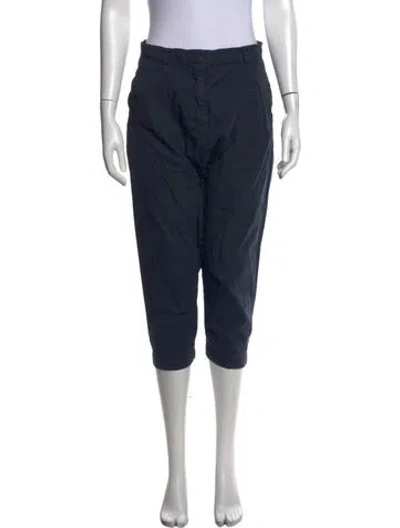 Pre-owned Hache Straight Leg Pants In Blue