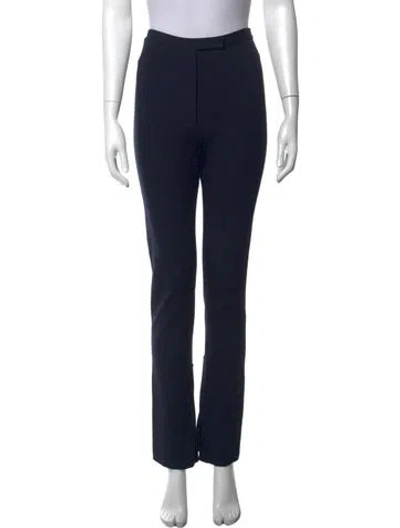Pre-owned Hache Straight Leg Pants In Blue