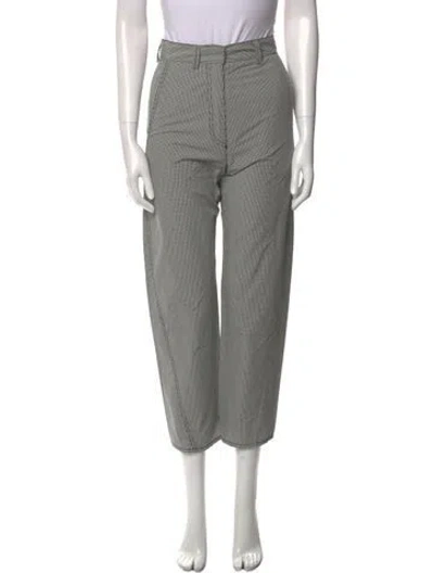 Pre-owned Hache Straight Leg Pants In Gray
