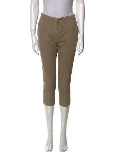 Pre-owned Hache Straight Leg Pants In Neutral