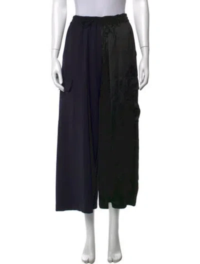 Pre-owned Hache Wide Leg Pants In Black