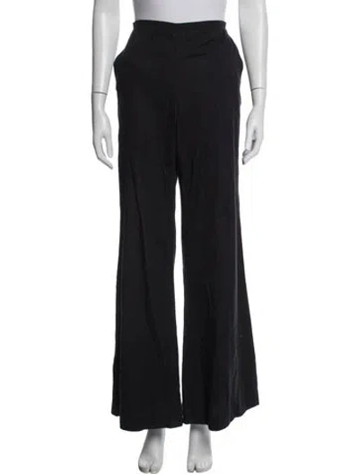Pre-owned Hache Wide Leg Pants In Black