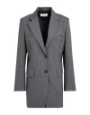 Hache Woman Blazer Grey Size 6 Virgin Wool In Gray