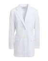 Hache Woman Blazer White Size 6 Cotton In White