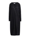Hache Woman Midi Dress Black Size 8 Viscose, Polyester In Black