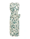 Hache Woman Midi Dress Ivory Size 8 Cotton In Neutral