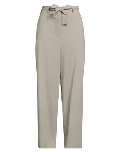 Hache Woman Pants Beige Size 4 Polyester, Virgin Wool, Elastane In Neutral