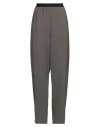 Hache Woman Pants Military Green Size 4 Polyester, Virgin Wool, Elastane In Green