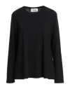 Hache Woman Sweater Black Size 10 Wool, Elastane In Black
