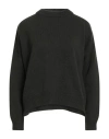 Hache Woman Sweater Dark Green Size 4 Wool, Cashmere In Black
