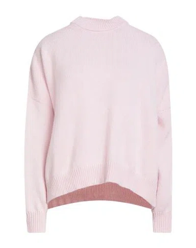 HACHE HACHE WOMAN SWEATER LIGHT PINK SIZE 4 WOOL, CASHMERE