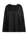 Hache Woman Top Black Size 6 Viscose