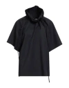 Hache Woman Top Midnight Blue Size 6 Polyester, Virgin Wool, Elastane In Blue