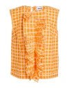 Hache Woman Top Orange Size 8 Cotton In Orange