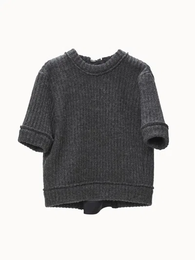 Hache Women's Cou Cou Top In Gray