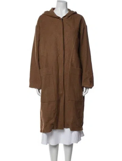 Pre-owned Hache Wool Coat In Brown