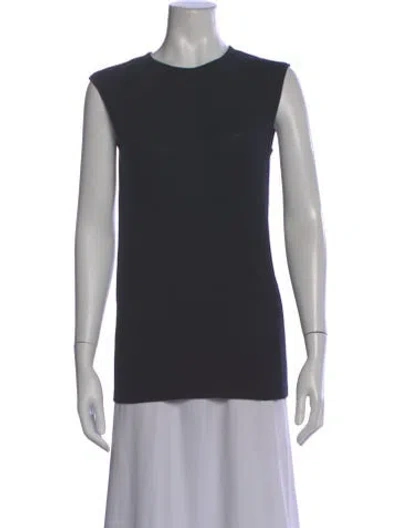 Pre-owned Hache Wool Crew Neck Top In Gray