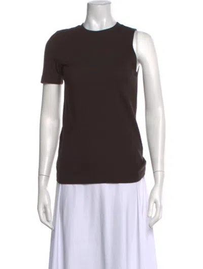 Pre-owned Hache Wool Crew Neck T-shirt In Brown