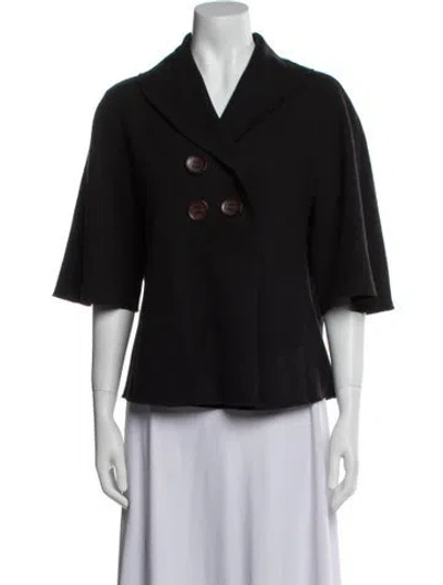 Pre-owned Hache Wool Evening Jacket In Black