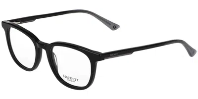 Hackett 1325 001 Men's Glasses Black Size 49 - Free Lenses - Blue Light Block Available