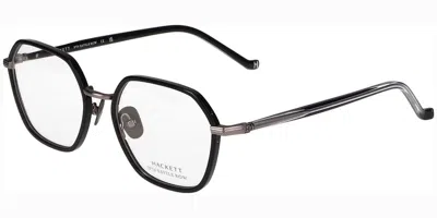 Hackett 388 001 Occhiali Da Vista Neri Per Uomo (solo Montatura)