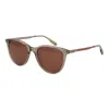 Hackett Green Acetate Sunglasses In Brown