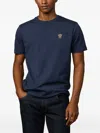 Hackett Badge-patch T-shirt In Black