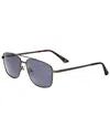 Hackett Bespoke Men's Hek1205 55mm Sunglasses In Black