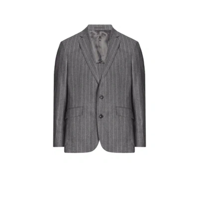 Hackett Blazer À Rayures In Gray
