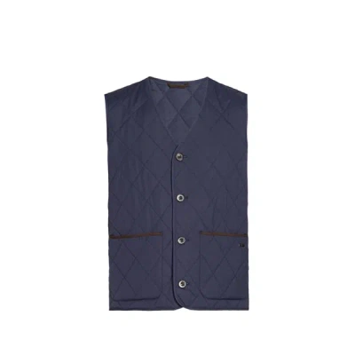 Hackett Blouson Sans Manches In Blue