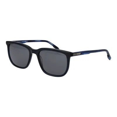 Hackett Blue Acetate Sunglasses In Black