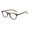 Hackett Black Men Optical Frames In Brown