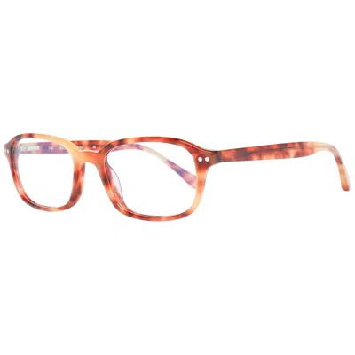 Hackett Brown Plastic Frames In Orange
