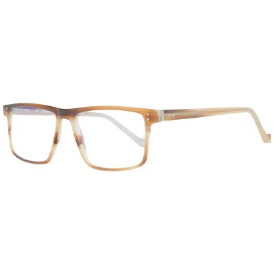 Hackett Brown Plastic Frames In Gold