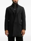 Hackett Button-up Coat In Gray