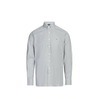 Hackett Chemise À Carreaux En Coton In Gray