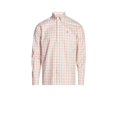 Hackett Chemise À Carreaux Mouline Check In Neutral
