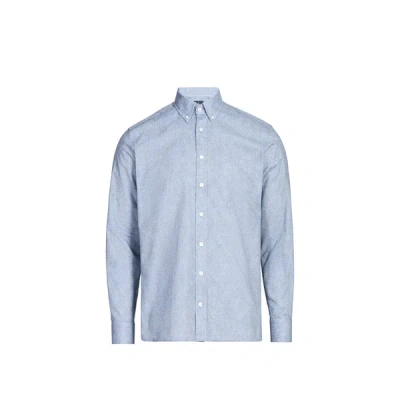 Hackett Chemise À Motif En Coton In Blue
