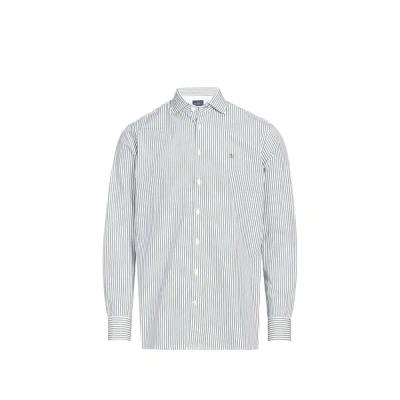 Hackett Chemise À Rayures En Coton In White