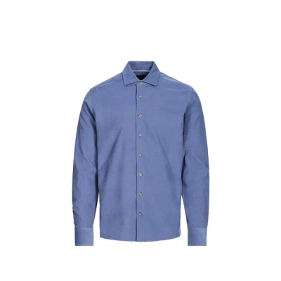 Hackett Chemise En Coton In Blue