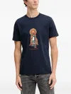 Hackett Dog Graphic T-shirt In Blue