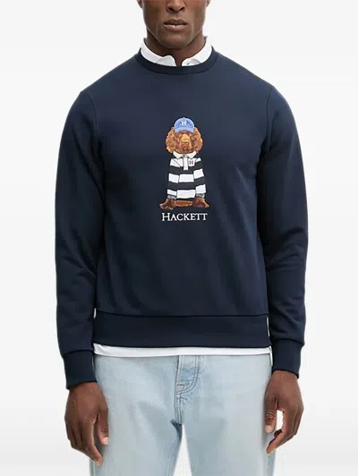 Hackett Dog Sweatshirt In Blue